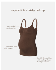 NOPPIES - Top d'allaitement - EVI -Sensil® Breeze - Brun