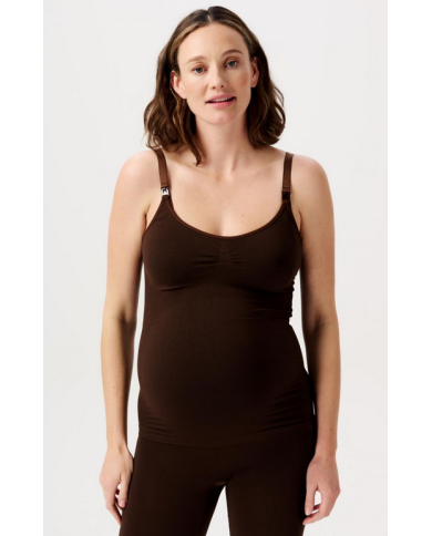 NOPPIES - Top d'allaitement - EVI -Sensil® Breeze - Brun
