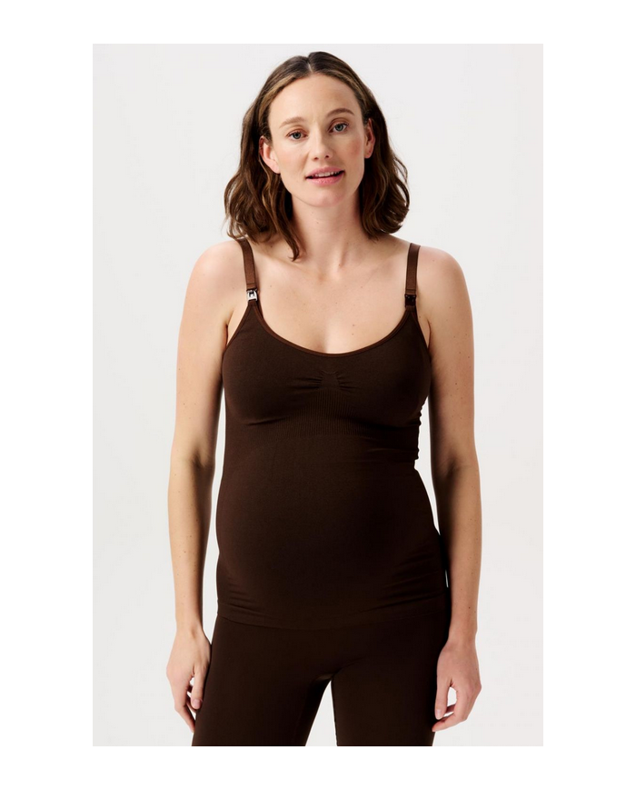 NOPPIES - Top d'allaitement - EVI -Sensil® Breeze - Brun