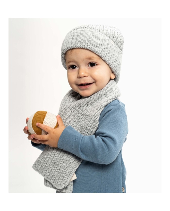 Minimalisma - Bonnet en laine d'alpaga - Bleu poudré