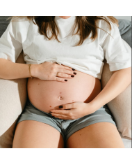 DOOMOO - Coussin de grossesse - Sable chiné DOOMOO - Coussin de grossesse - Sable chiné