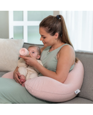 DOOMOO - Coussin de grossesse - Chiné Rose DOOMOO - Coussin de grossesse - Chiné Rose