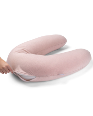 DOOMOO - Coussin de grossesse - Chiné Rose DOOMOO - Coussin de grossesse - Chiné Rose