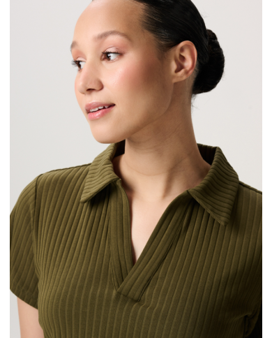 NOPPIES - T-shirt grossesse et allaitement - AALBORG - Kaki NOPPIES - T-shirt grossesse et allaitement - AALBORG - Kaki