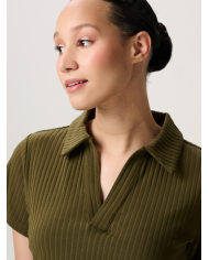 NOPPIES - T-shirt grossesse et allaitement - AALBORG - Kaki