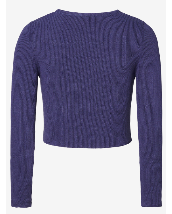 NOPPIES - Haut grossesse et allaitement à manches longues - SAMSO - Bleu Océan