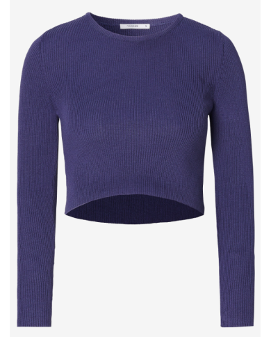 NOPPIES - Haut grossesse et allaitement à manches longues - SAMSO - Bleu Océan NOPPIES - Haut grossesse et allaitement à manches longues - SAMSO - Bleu Océan