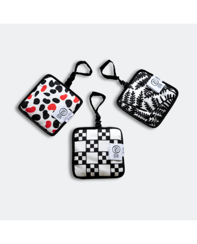 ETTA LOVES - Carrés sensoriels suspendus en coton bio ETTA LOVES - Carrés sensoriels suspendus en coton bio