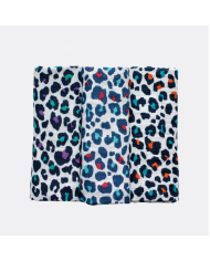 ETTA LOVES - Lot de 3 langes en coton bio - imprimé sensoriel ETTA LOVES - Lot de 3 langes en coton bio - imprimé sensoriel