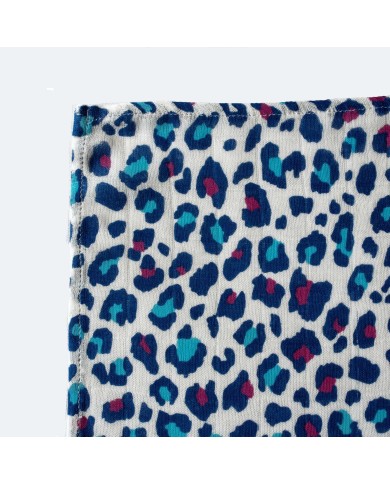 ETTA LOVES - Lot de 3 langes en coton bio - imprimé sensoriel