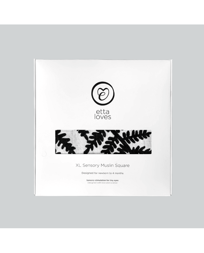 ETTA LOVES - Lange XL sensoriel nouveau-né en coton bio ETTA LOVES - Lange XL sensoriel nouveau-né en coton bio