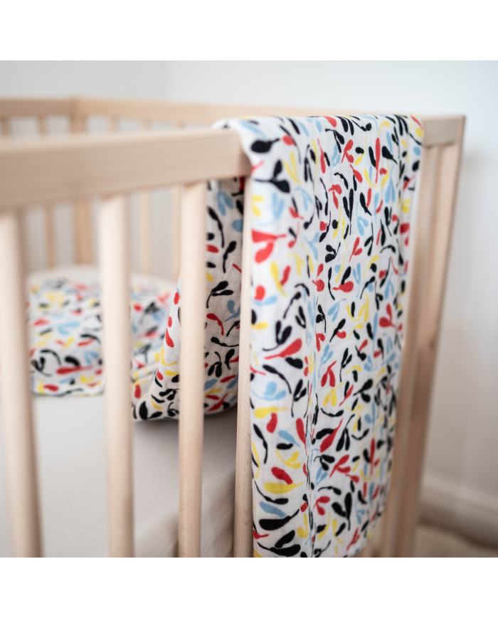 ETTA LOVES - Lange XL sensoriel bébé en coton bio ETTA LOVES - Lange XL sensoriel bébé en coton bio