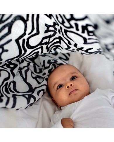 ETTA LOVES x Keith Haring - Lot de 2 langes sensoriels