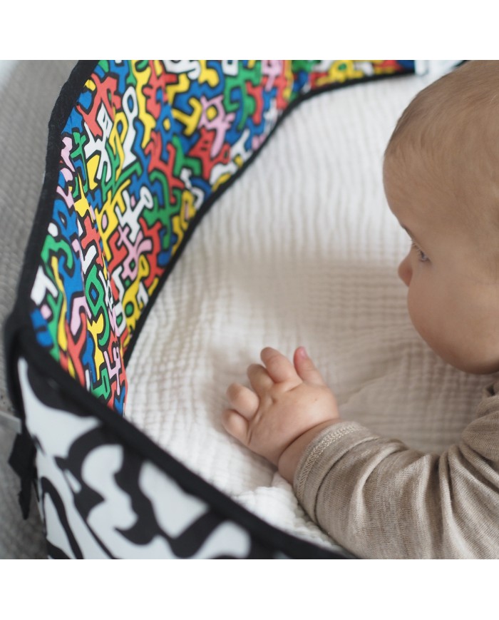 ETTA LOVES x Keith Haring - Frise d'éveil réversible en coton bio ETTA LOVES x Keith Haring - Frise d'éveil réversible en coton bio