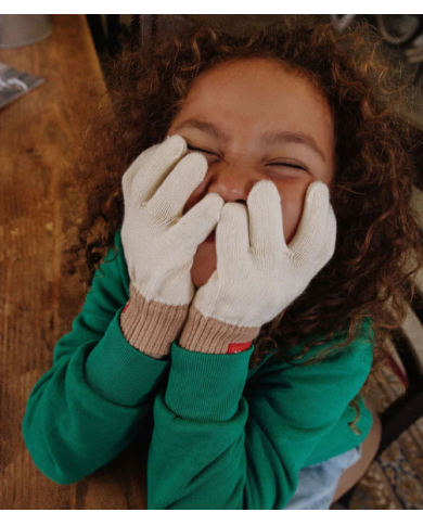 HELLO HOSSY - Gants enfant et bébé en coton bio - SANDY