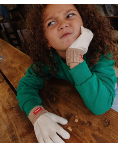 HELLO HOSSY - Gants enfant et bébé en coton bio - SANDY