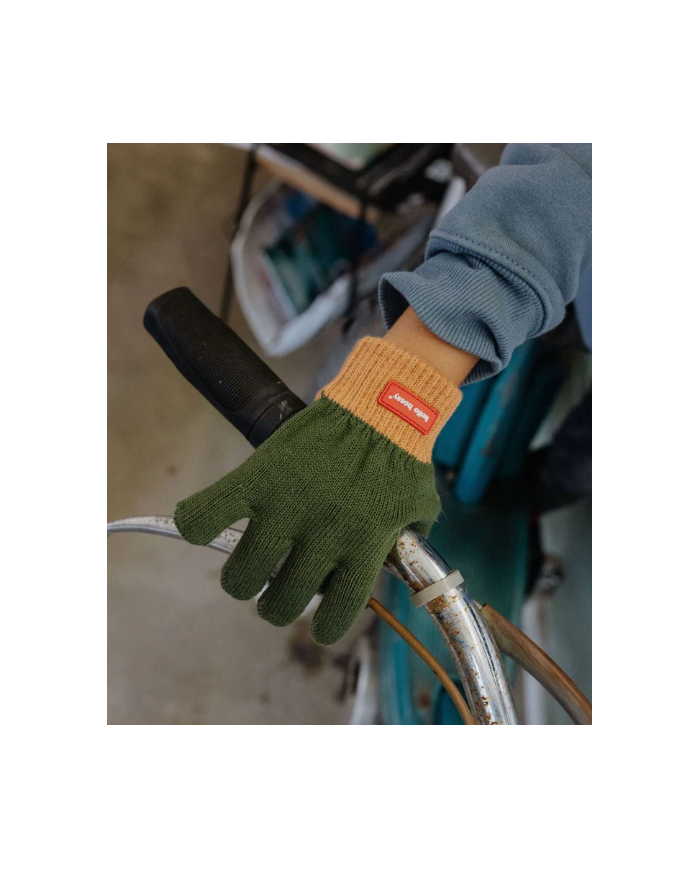 HELLO HOSSY - Gants enfant et bébé en coton bio - FOREST