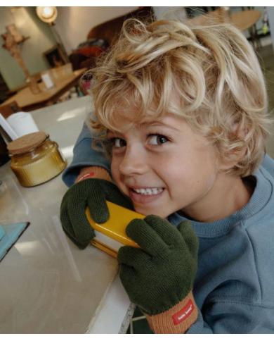 HELLO HOSSY - Gants enfant et bébé en coton bio - FOREST HELLO HOSSY - Gants enfant et bébé en coton bio - FOREST
