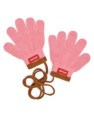HELLO HOSSY - Gants enfant et bébé en coton bio - PINK
