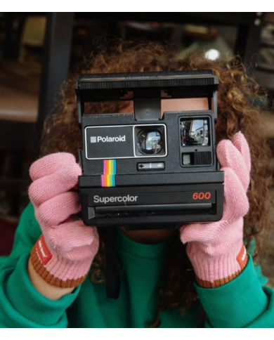 HELLO HOSSY - Gants enfant et bébé en coton bio - PINK