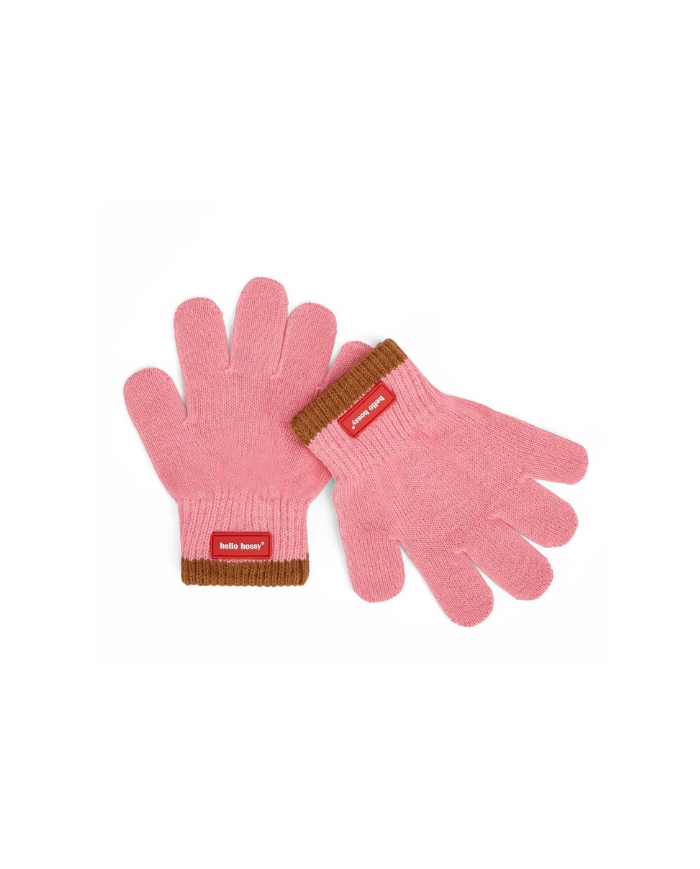 HELLO HOSSY - Gants enfant et bébé en coton bio - PINK