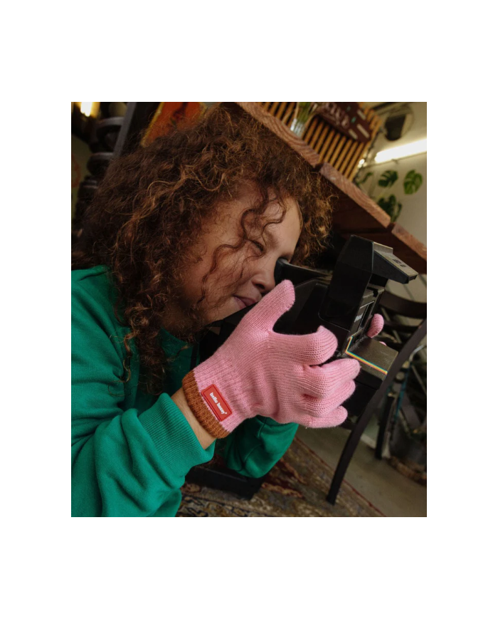 HELLO HOSSY - Gants enfant et bébé en coton bio - PINK