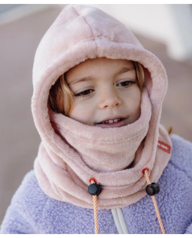 HELLO HOSSY - Cagoule enfant en bébé en polaire - PINK