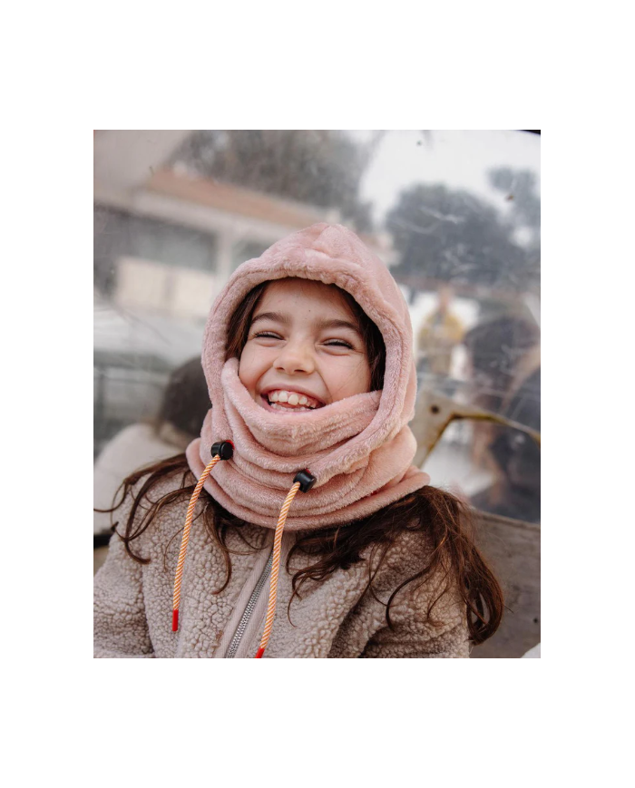 HELLO HOSSY - Cagoule enfant en bébé en polaire - PINK