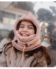 HELLO HOSSY - Cagoule enfant en bébé en polaire - PINK