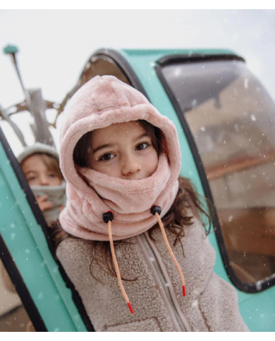 HELLO HOSSY - Cagoule enfant en bébé en polaire - PINK