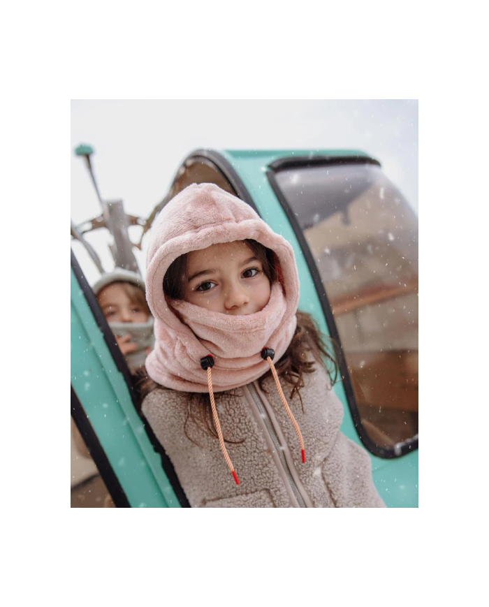 HELLO HOSSY - Cagoule enfant en bébé en polaire - PINK
