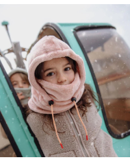 HELLO HOSSY - Cagoule enfant en bébé en polaire - PINK