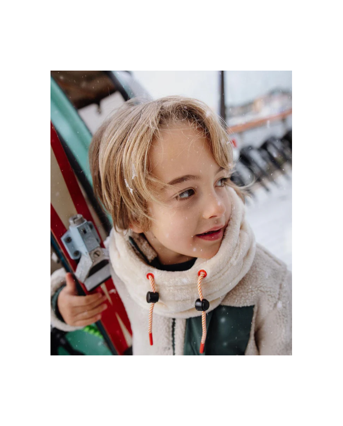 HELLO HOSSY - Cagoule enfant en bébé en polaire - CREAM