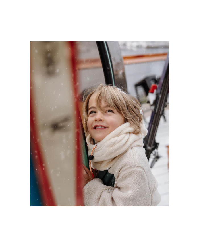 HELLO HOSSY - Cagoule enfant en bébé en polaire - CREAM