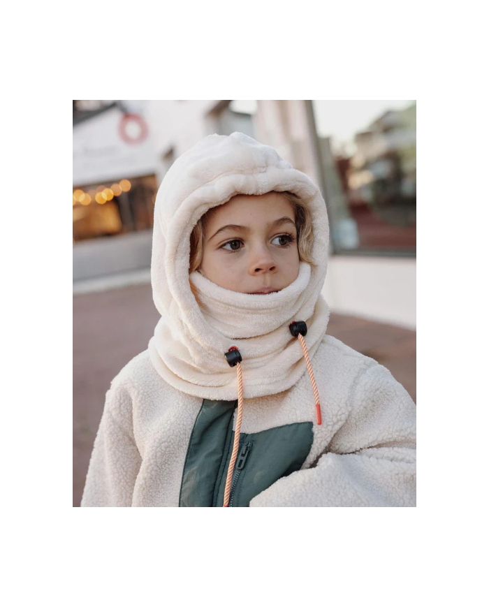 HELLO HOSSY - Cagoule enfant en bébé en polaire - CREAM