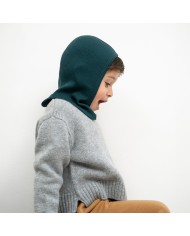 MINIMALISMA - Cagoule enfant en mérinos - ALEPHANT