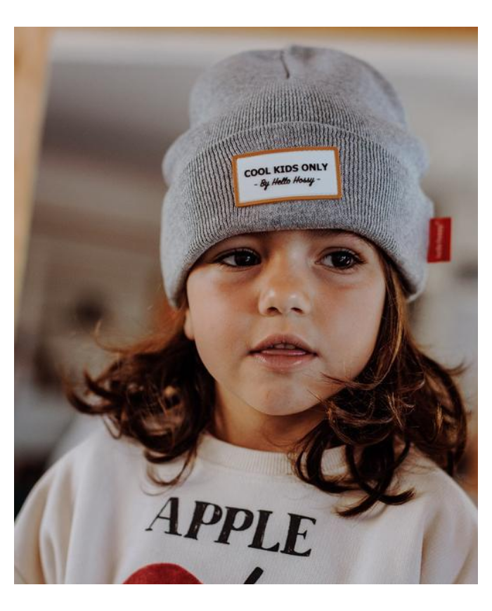 HELLO HOSSY - Bonnet Cool Kids Only - Gris HELLO HOSSY - Bonnet Cool Kids Only - Gris