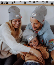 HELLO HOSSY - Bonnet Cool Kids Only - Gris HELLO HOSSY - Bonnet Cool Kids Only - Gris