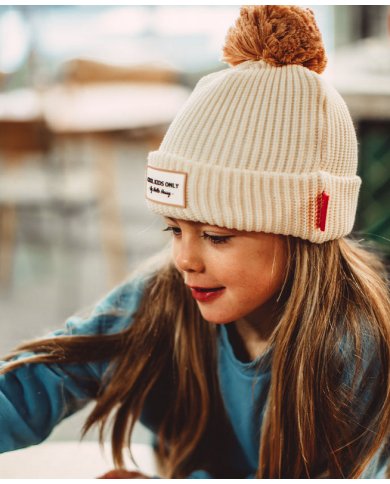 HELLO HOSSY - Bonnet Cool Kids Only - Block Sandy HELLO HOSSY - Bonnet Cool Kids Only - Block Sandy