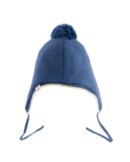 CHAMAYE - Bonnet bébé "Chaton" - Bleu