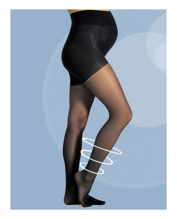 CACHE COEUR - Collant de grossesse Activ' Light - Noir CACHE COEUR - Collant de grossesse Activ' Light - Noir