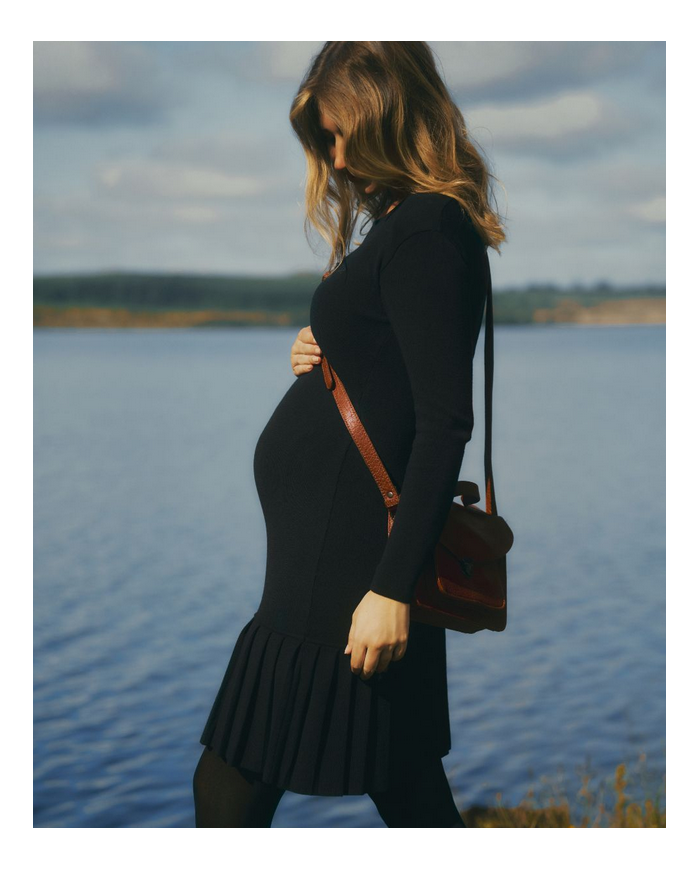 CACHE COEUR - Robe grossesse et allaitement - MANHATTAN - Noire CACHE COEUR - Robe grossesse et allaitement - MANHATTAN - Noire