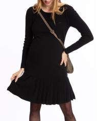 CACHE COEUR - Robe grossesse et allaitement - MANHATTAN - Noire CACHE COEUR - Robe grossesse et allaitement - MANHATTAN - Noire