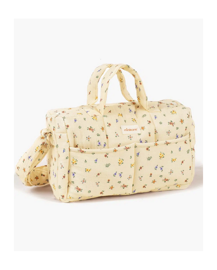 MINIKANE - Sac à langer poupée en gaze de coton - Élise MINIKANE - Sac à langer poupée en gaze de coton - Élise