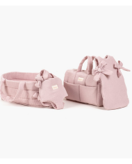 MINIKANE - Couffin poupée et son oreiller - ROSE ORCHIDEE MINIKANE - Couffin poupée et son oreiller - ROSE ORCHIDEE