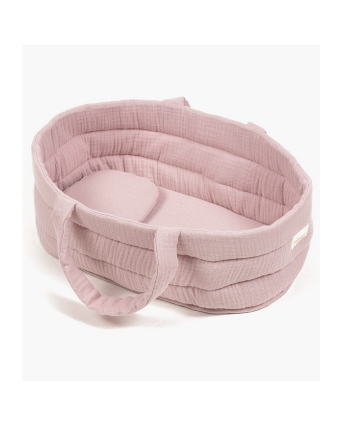 MINIKANE - Couffin poupée et son oreiller - ROSE ORCHIDEE MINIKANE - Couffin poupée et son oreiller - ROSE ORCHIDEE