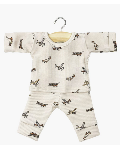 MINIKANE - Pyjama Morgan en maille côtelée