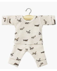 MINIKANE - Pyjama Morgan en maille côtelée