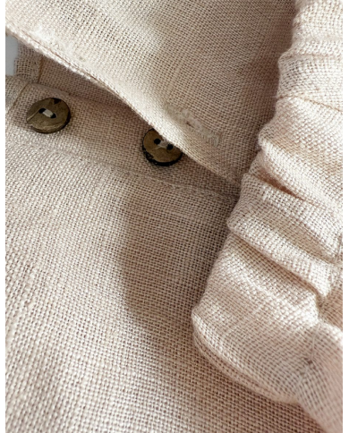 MINIKANE - Ensemble court en lin Andrea - NOISETTE