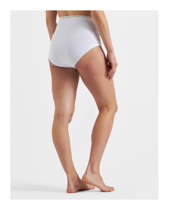 RIPE - Culotte de grossesse en coton biologique - BLANC